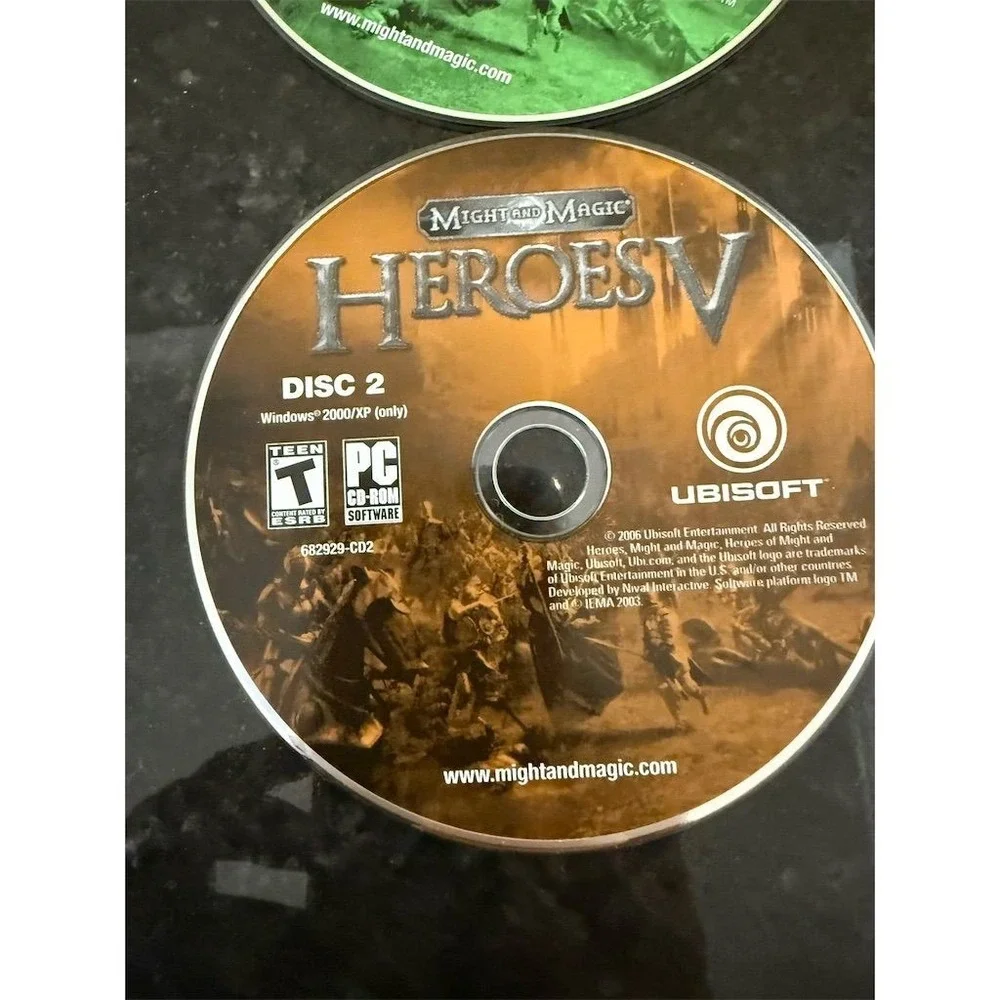 Might and Magic Heroes V PC Game Complete 4 Disc Set‎ with Manual